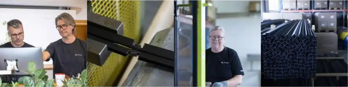 Extruderade plastprofiler för industriella applikationer